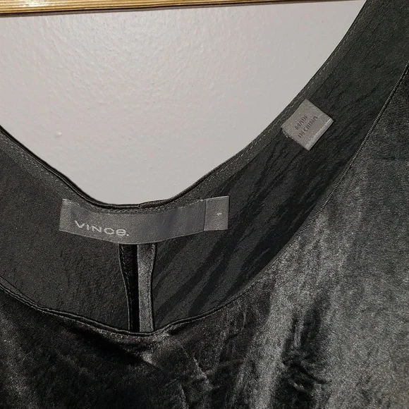 Vince Bias Scoop Neck Dress, Pine, Small - Picture 2 of 6